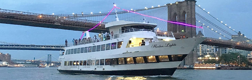 Charter a Private Cruise aboard the Harbor Lights Yacht