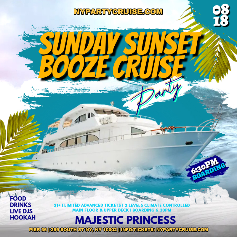 Sunday Sunset Cruise -NYPartyCruise.com