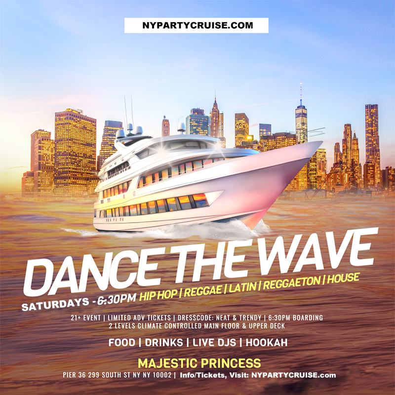 Latin Vibes Saturday Sunset Cruise -NYPartyCruise.com