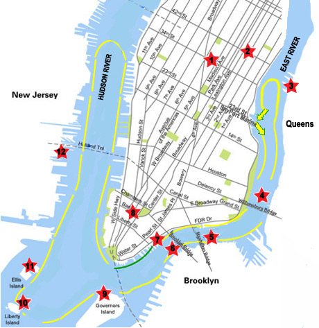 Cruise Route (Map & Landmarks)